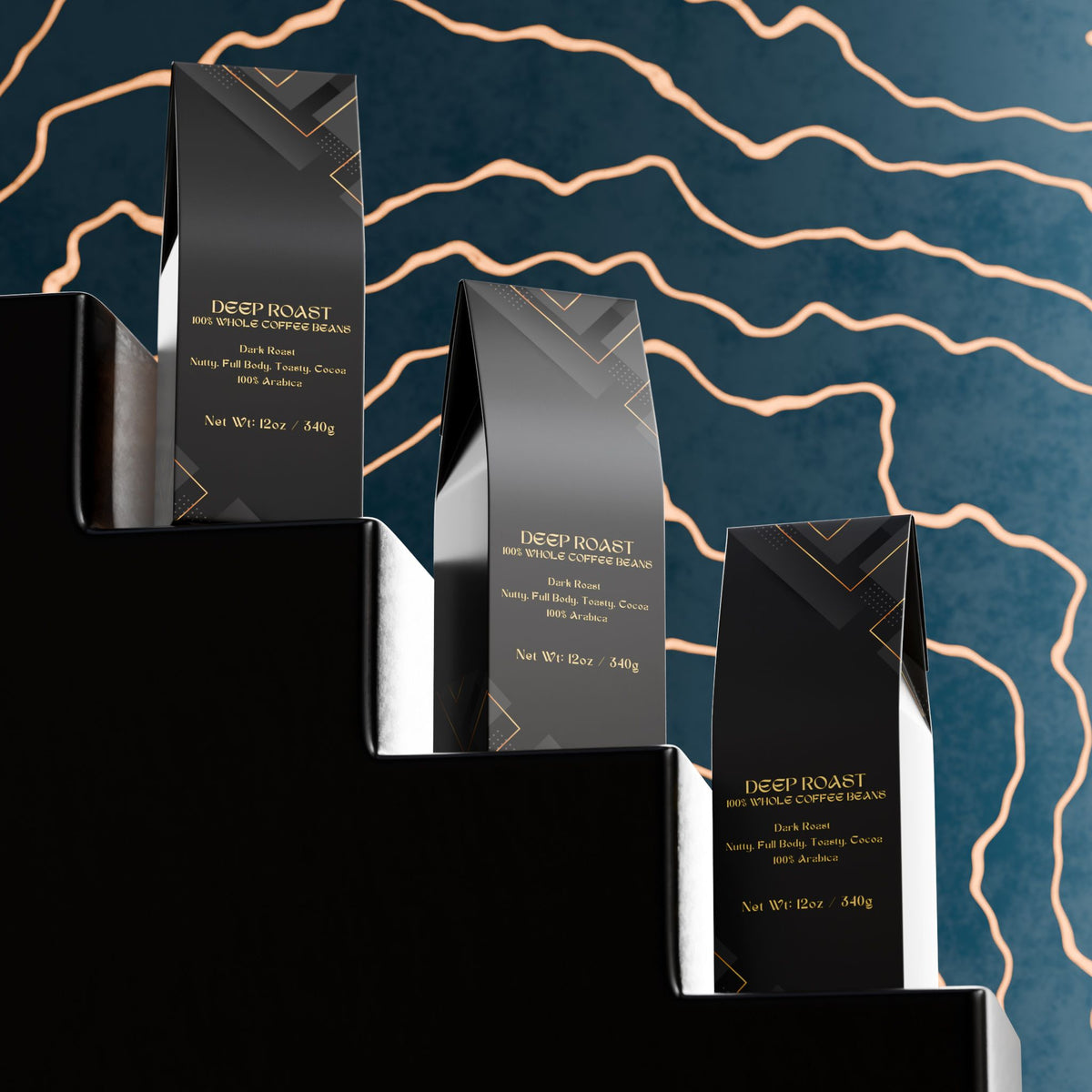 Boldbuck Deep Roast Coffee – Dark Roast – alternate view