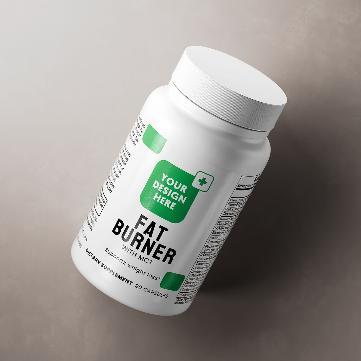 Fat Burner with MCT source product packaging image