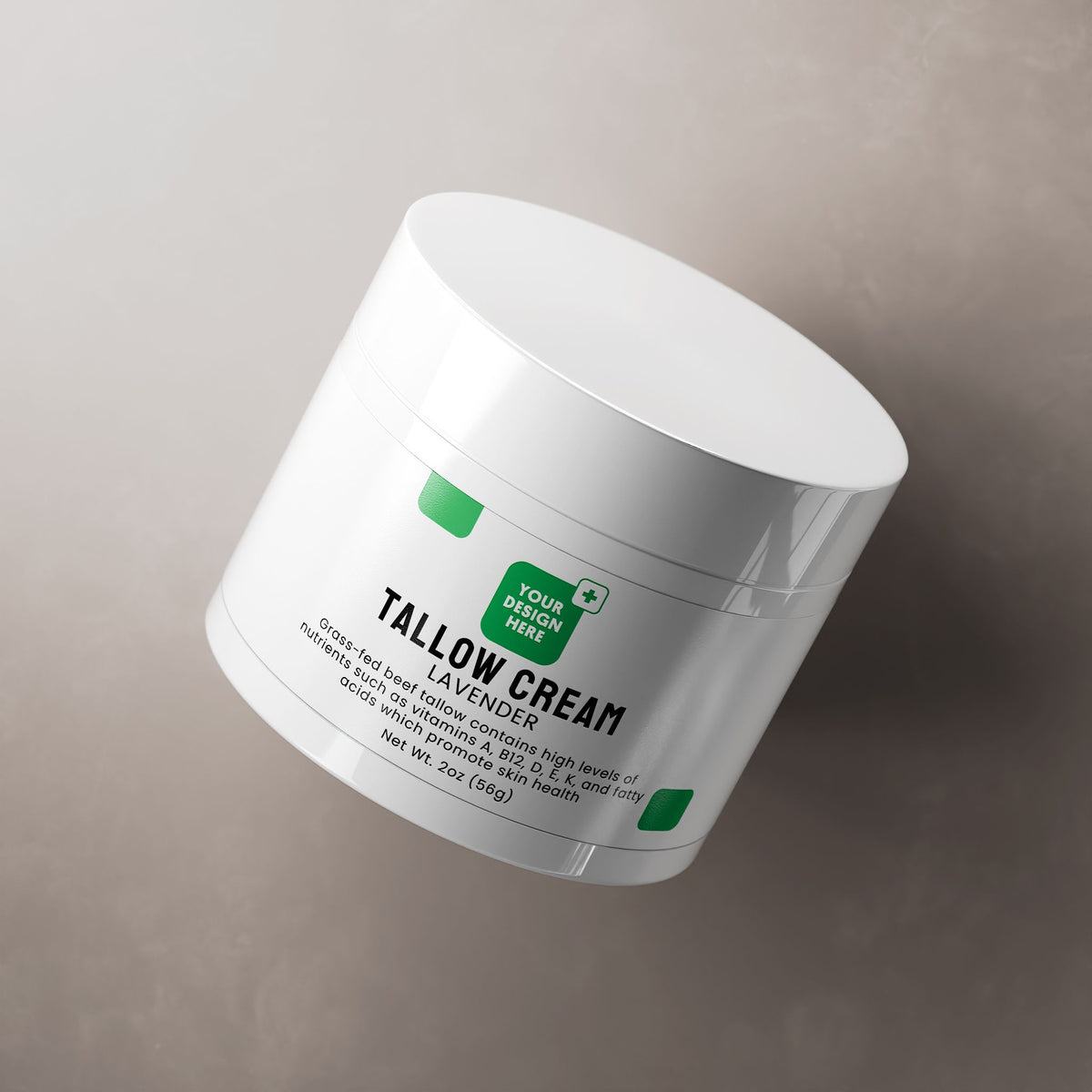 Tallow Cream Lemongrass & Lavender source product packaging image