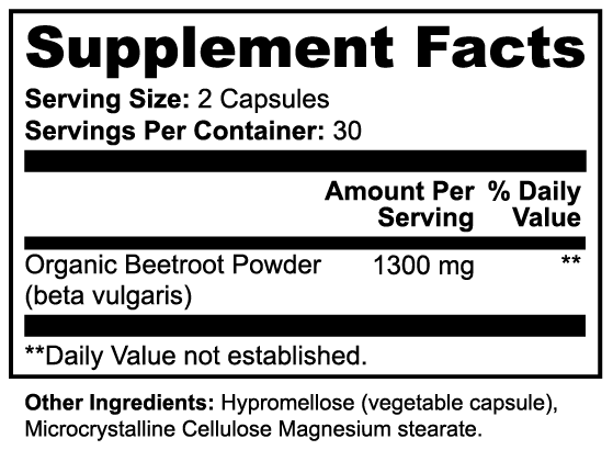 Beetpace Beetroot – Two capsules, no scoop required