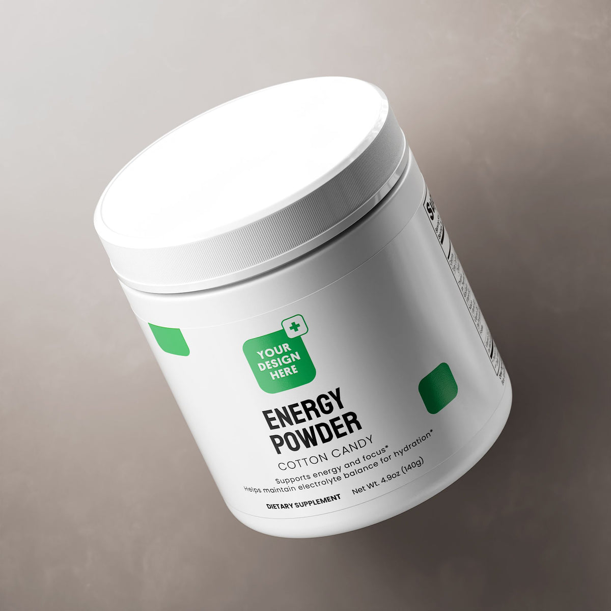 Cotton Candy Energy Powder source product packaging image