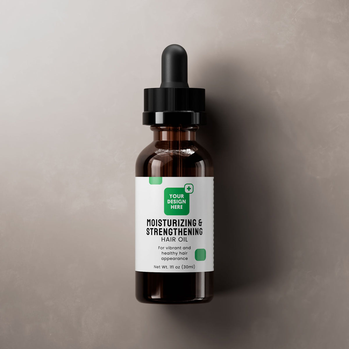 Moisturizing and Strengthening Hair Oil source product packaging image