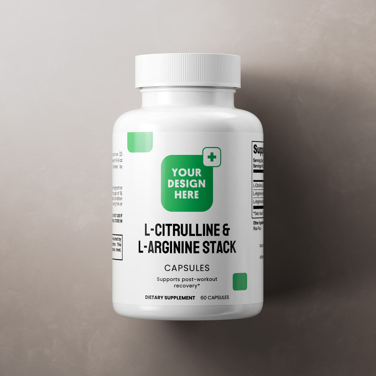 L-Citrulline & L-Arginine Stack source product packaging image