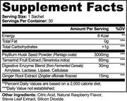 Lightstart Colon Gentle Cleanse – supplement facts label