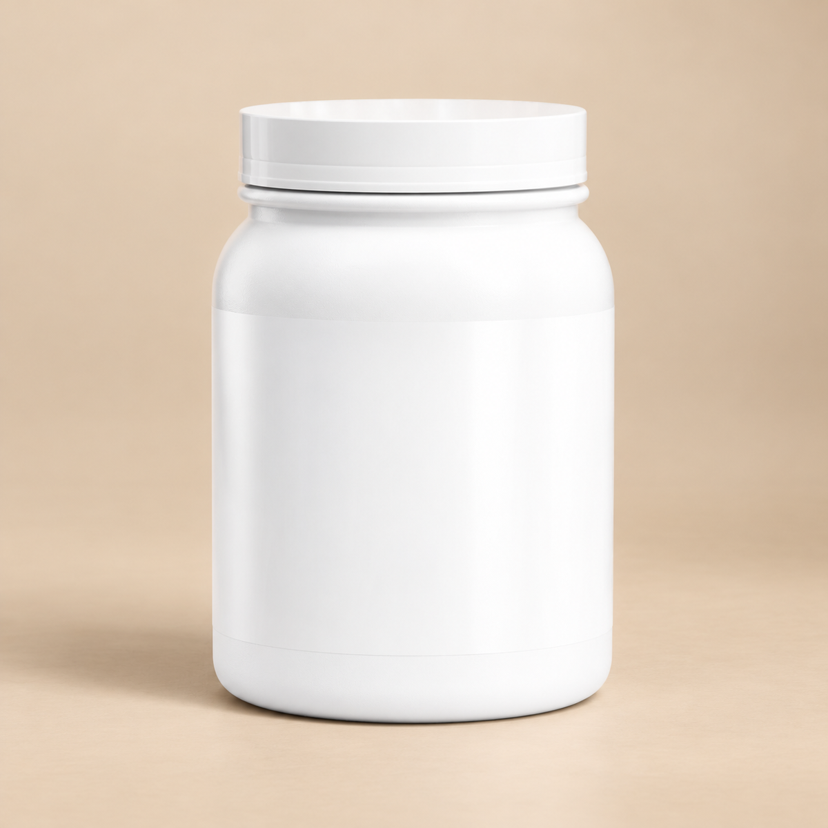 Roadwell Pure3 vanilla whey isolate tub on a warm neutral background.