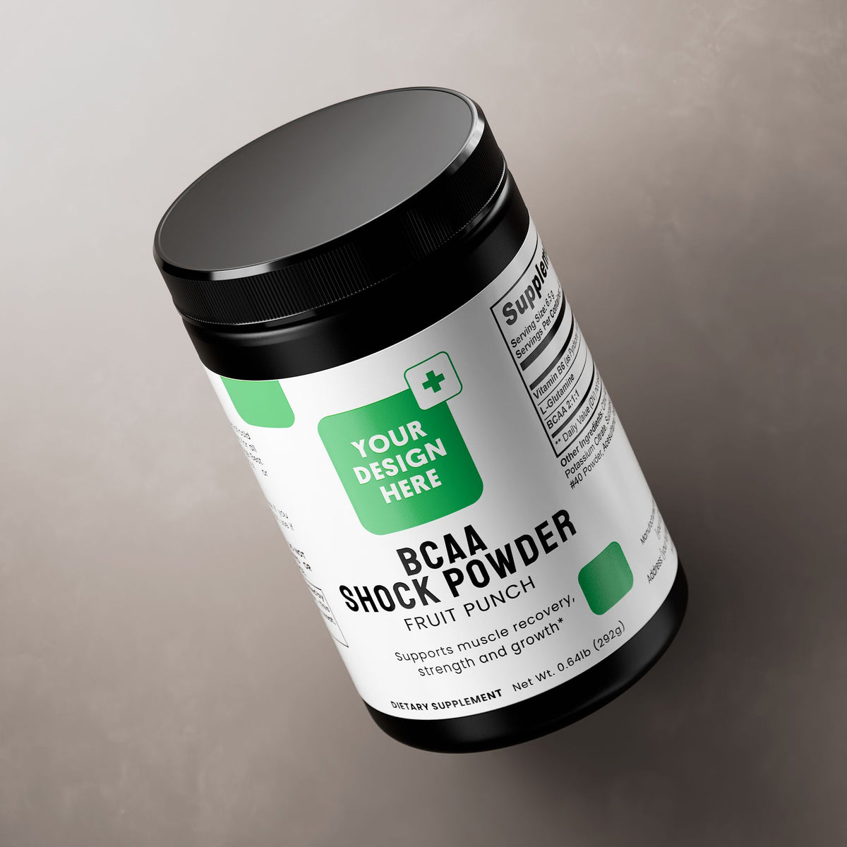 Fruit Punch BCAA Shock Powder source product packaging image