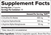Flowmile L-Citrulline & L-Arginine Stack – Every milligram named on the label