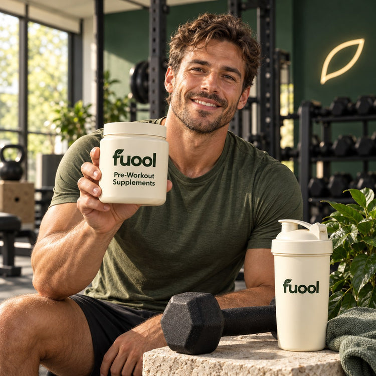 FUOOL Pre-Workout Supplements category artwork.